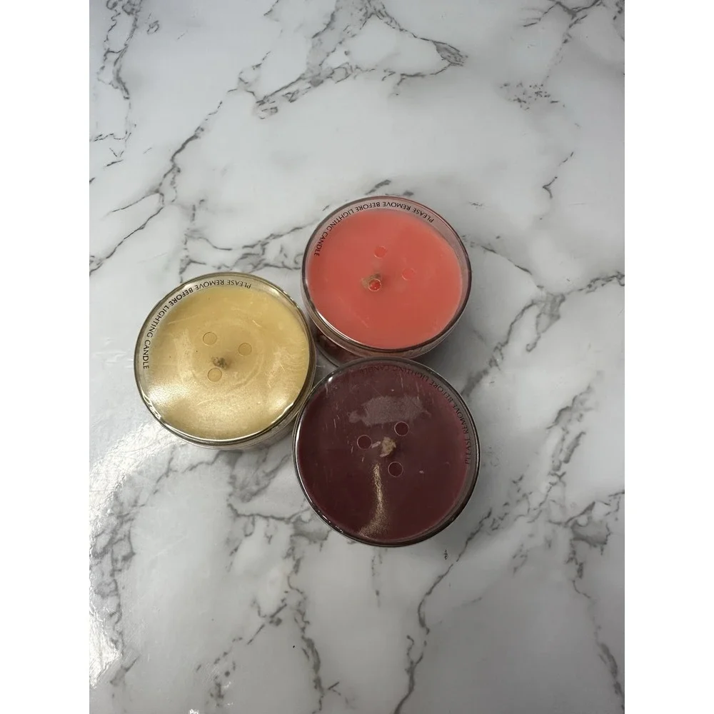 3 Bath & Body Slatkin &‎ Co Mini Holiday Scent Candles. Gingerbread. 1.6oz